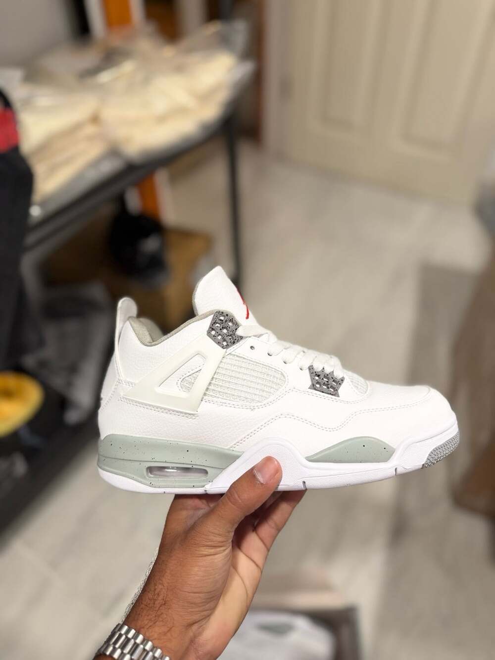 Nike Air Jordan 4 Retro White Oreo Tech Grey CT8527-100